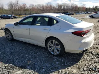 2021 Acura TLX Technology with VIN 19UUB5F48MA006715, listed as a Copart auction lot 49398855 with 47,730 mi miles and Salvage title. Bid and sale history available at DreamBid. Image 2.