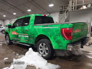 2023 Ford F-150 XL with VIN 1FTFW1ED8PFA30462, listed as a IAAI auction lot 41587146 with 64,833 mi miles. Bid and sale history available at carsss.com. Image 3.