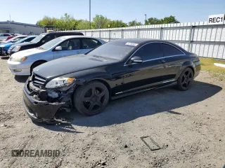 2007 Mercedes-Benz CL-Class 5.5L V8 with VIN WDDEJ71X37A005145, listed as a Copart auction lot 52794305 with 104,038 mi miles and Salvage Title. Bid and sale history available at carsss.com. Image 1.