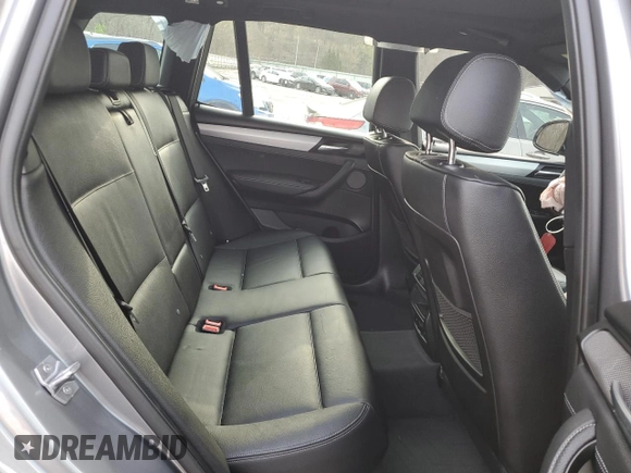 2017 BMW X3 xDrive35i with VIN 5UXWX7C58H0U40354, listed as a Copart auction lot 52769395 with 67,047 mi miles and Salvage Title. Bid and sale history available at DreamBid. Image 11.