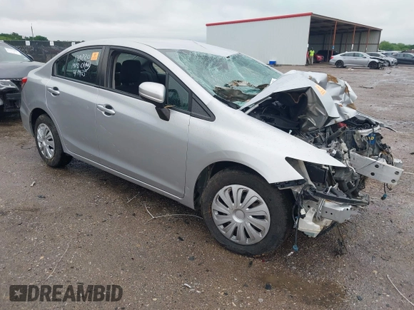 2015 Honda Civic LX with VIN 19XFB2F58FE259113, listed as a IAAI auction lot 42160013 with Not provided miles and . Bid and sale history available at DreamBid. Image 1.