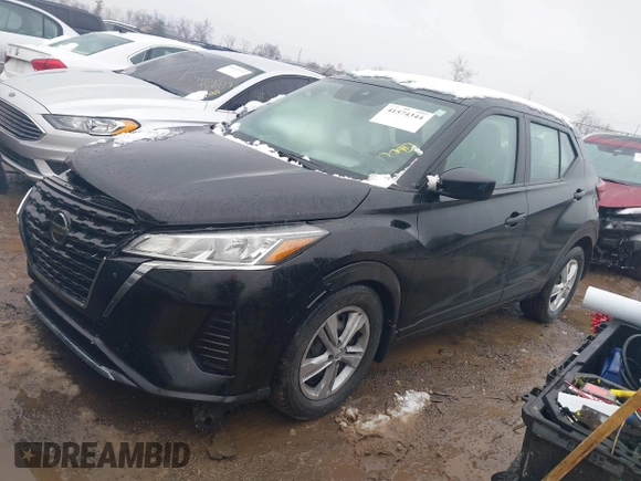 2021 Nissan Kicks S with VIN 3N1CP5BV5ML538302, listed as a IAAI auction lot 41574344 with 38,253 mi miles. Bid and sale history available at carsss.com. Image 18.