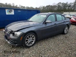 2016 BMW 3 Series 320i with VIN WBA8A9C57GK618858, listed as a Copart auction lot 45157415 with 124,347 mi miles and Salvage Title. Bid and sale history available at carsss.com. Image 1.
