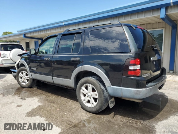 2006 Ford Explorer XLT with VIN 1FMEU73E66UA11365, listed as a Copart auction lot 60799785 with 114,152 mi miles and Salvage title. Bid and sale history available at DreamBid. Image 2.