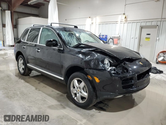 2006 Porsche Cayenne S with VIN WP1AB29P96LA64358, listed as a Copart auction lot 82579224 with 117,403 mi miles and Salvage Title. Bid and sale history available at carsss.com. Image 4.