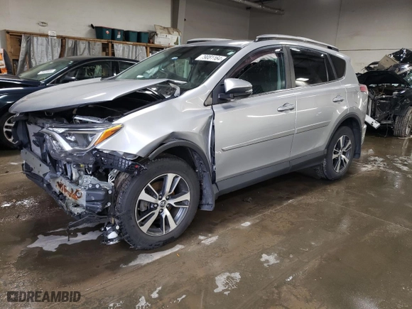 2018 Toyota RAV4 XLE with VIN 2T3RFREVXJW714634, listed as a Copart auction lot 79081164 with 53,689 mi miles and Salvage Title. Bid and sale history available at carsss.com. Image 1.
