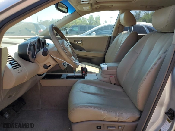 2007 Nissan Murano SL with VIN JN8AZ08T27W502822, listed as a Copart auction lot 52360265 with 133,853 mi miles and Clean Title. Bid and sale history available at carsss.com. Image 7.