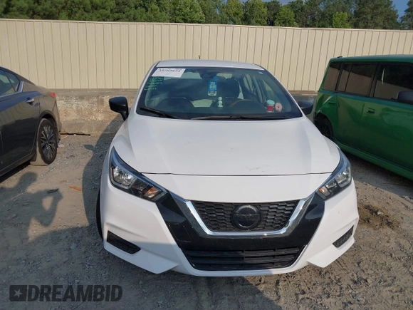 2020 Nissan Versa S with VIN 3N1CN8DV3LL887235, listed as a IAAI auction lot 39765652 with 71,314 mi miles. Bid and sale history available at carsss.com. Image 12.