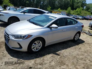 2017 Hyundai Elantra SE with VIN KMHD74LF0HU303669, listed as a Copart auction lot 60969165 with 86,053 mi miles and Salvage title. Bid and sale history available at DreamBid. Image 1.