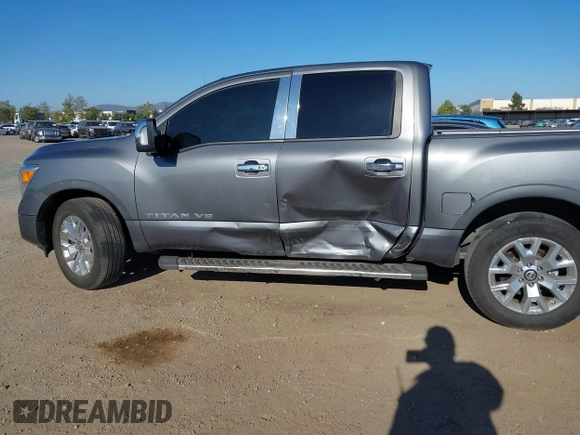 2020 Nissan Titan Platinum Reserve with VIN 1N6AA1EF8LN512582, listed as a IAAI auction lot 42236611 with 18,375 mi miles and . Bid and sale history available at DreamBid. Image 6.