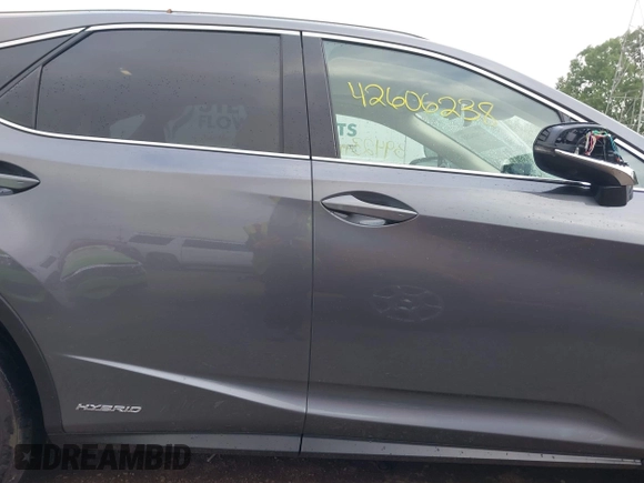 2022 Lexus RX 450h z VIN 2T2JGMDA7NC075586, wystawiony jako IAAI lot #42606238 z przebiegiem 39 423 mil mil oraz . Historia ofert i sprzedaży dostępna na DreamBid. Obrazek 14.