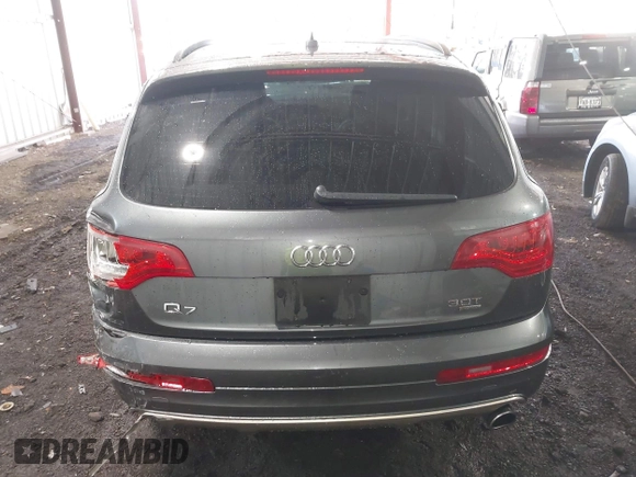 2015 Audi Q7 Premium Plus with VIN WA1LGAFE1FD028287, listed as a IAAI auction lot 41820192 with 104,540 mi miles and . Bid and sale history available at DreamBid. Image 16.