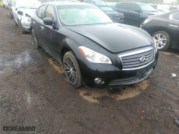 2012 Infiniti M37 with VIN JN1BY1AR5CM396270, listed as a IAAI auction lot 40361849 with 48,995 mi miles. Bid and sale history available at carsss.com. Image 1.