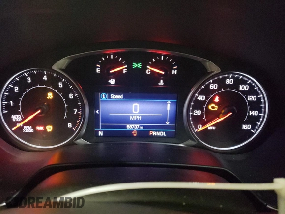 2021 Chevrolet Blazer LT with VIN 3GNKBHRS8MS566418, listed as a Copart auction lot 56045445 with 58,737 mi miles and Salvage title. Bid and sale history available at DreamBid. Image 9.