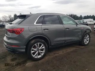 2022 Audi Q3 S line Premium with VIN WA1DECF39N1141117, listed as a Copart auction lot 46456245 with 30,705 mi miles and Salvage Title. Bid and sale history available at carsss.com. Image 3.
