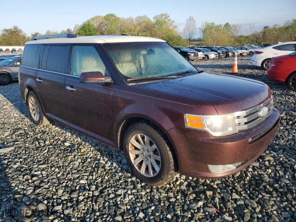 2012 Ford Flex SEL with VIN 2FMGK5CC9CBD10495, listed as a Copart auction lot 50561055 with 111,079 mi miles and Salvage Title. Bid and sale history available at carsss.com. Image 4.