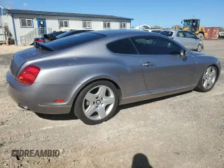 2005 Bentley Continental GT GT z VIN SCBCR63W85C027848, wystawiony jako Copart lot #53891185 z przebiegiem 69 216 mil mil oraz Czysty tytuł • Clean title. Historia ofert i sprzedaży dostępna na DreamBid. Obrazek 3.