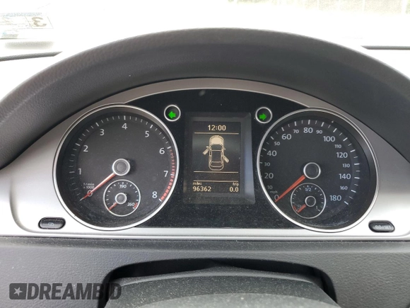 2012 Volkswagen CC Sport с VIN WVWMN7AN3CE504605, выставлен на аукционе Copart как лот 57232585 с пробегом 96 362 миль миль и Списание • Salvage title. История ставок и продаж доступна на DreamBid. Изображение 9.