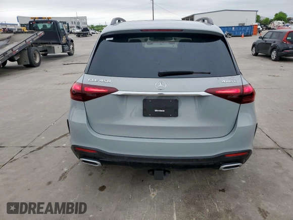 2024 Mercedes-Benz GLE 450 with VIN 4JGFB5KB3RB100087, listed as a Copart auction lot 51810665 with 3,983 mi miles and Salvage title. Bid and sale history available at DreamBid. Image 6.