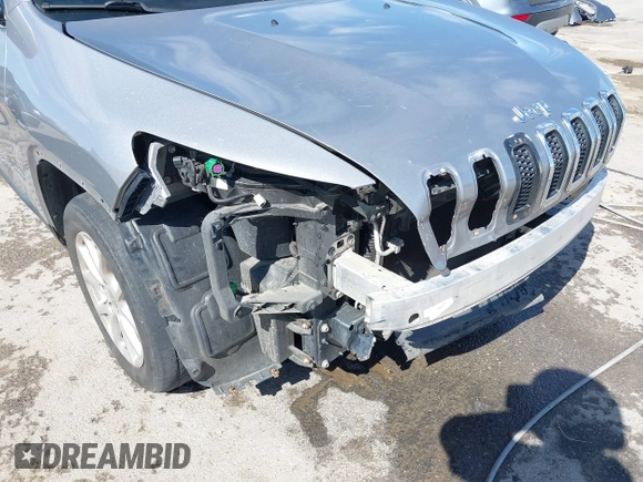 2015 Jeep Cherokee Latitude with VIN 1C4PJLCB8FW620336, listed as a IAAI auction lot 41634997 with 130,335 mi miles. Bid and sale history available at carsss.com. Image 19.