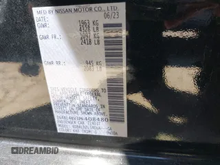2023 Nissan Altima S with VIN 1N4BL4BV3PN408480, listed as a IAAI auction lot 41952802 with 55,770 mi miles and . Bid and sale history available at DreamBid. Image 9.