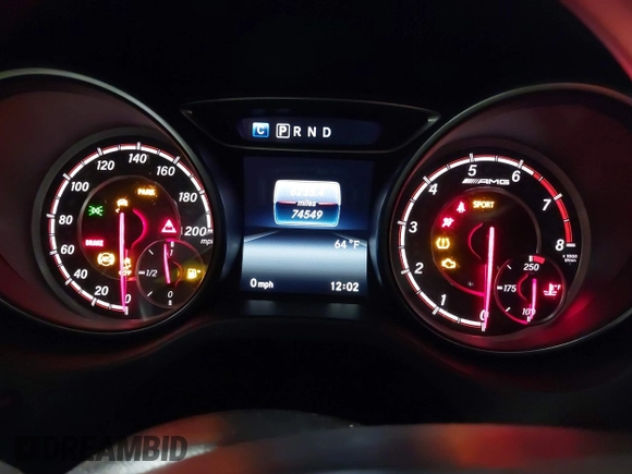 2019 Mercedes-Benz CLA 45 AMG with VIN WDDSJ5CB2KN726650, listed as a IAAI auction lot 41667085 with 74,549 mi miles and . Bid and sale history available at DreamBid. Image 7.