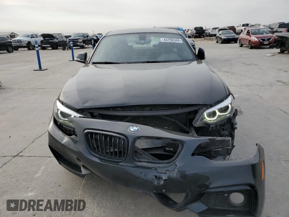 2018 BMW 2 Series 230i with VIN WBA2J1C59JVD08954, listed as a Copart auction lot 44790344 with 75,237 mi miles. Bid and sale history available at carsss.com. Image 5.