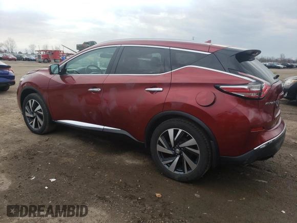 2015 Nissan Murano S with VIN 5N1AZ2MH2FN245928, listed as a Copart auction lot 46996224 with 213,150 mi miles and Clean title. Bid and sale history available at DreamBid. Image 2.