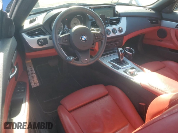 2016 BMW Z4 sDrive35is with VIN WBALM1C55GE634882, listed as a Copart auction lot 53873295 with 48,408 mi miles and Salvage title. Bid and sale history available at DreamBid. Image 8.