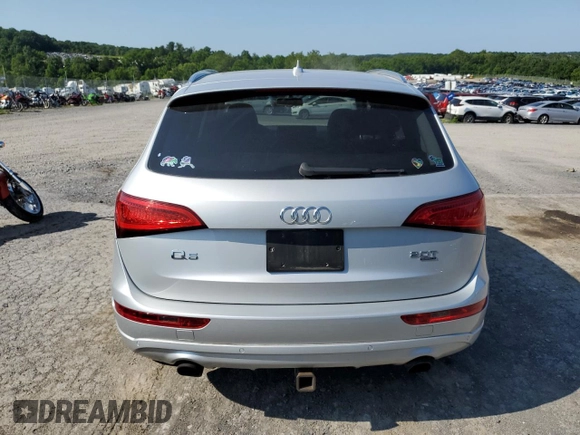 2014 Audi Q5 Premium Plus with VIN WA1LFAFP8EA008350, listed as a Copart auction lot 60706995 with 80,916 mi miles and Salvage title. Bid and sale history available at DreamBid. Image 6.