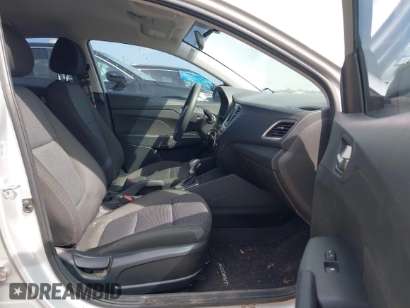 2022 Hyundai Accent SEL with VIN 3KPC24A69NE187223, listed as a IAAI auction lot 41786275 with 36,799 mi miles. Bid and sale history available at carsss.com. Image 5.