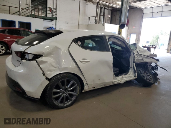 2019 Mazda 3 Preferred with VIN JM1BPBMM1K1123736, listed as a Copart auction lot 53273035 with Not Provided miles and Non Repairable. Bid and sale history available at DreamBid. Image 3.