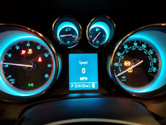 2016 Buick Verano with VIN 1G4PP5SK3G4138944, listed as a Copart auction lot 49087405 with 78,125 mi miles and Salvage Title. Bid and sale history available at carsss.com. Image 9.