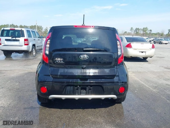 2018 Kia Soul + with VIN KNDJP3A52J7591503, listed as a IAAI auction lot 41796862 with 52,715 mi miles. Bid and sale history available at carsss.com. Image 16.