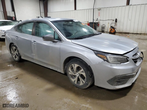 2020 Subaru Legacy with VIN 4S3BWAB62L3030652, listed as a Copart auction lot 88096775 with 54,730 mi miles and Salvage Title. Bid and sale history available at carsss.com. Image 4.