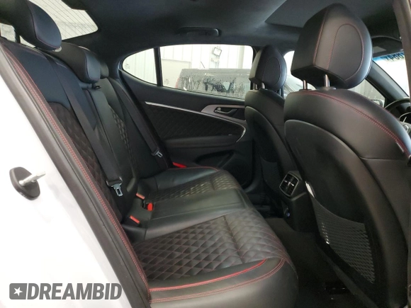 2020 Genesis G70 3.3T with VIN KMTG34LE6LU048573, listed as a Copart auction lot 67907884 with 63,531 mi miles and Salvage Title. Bid and sale history available at carsss.com. Image 10.