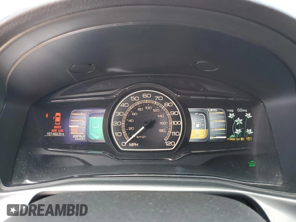 2012 Lincoln MKZ Hybrid with VIN 3LNDL2L30CR820945, listed as a Copart auction lot 63230365 with 157,482 mi miles and Salvage title. Bid and sale history available at DreamBid. Image 9.