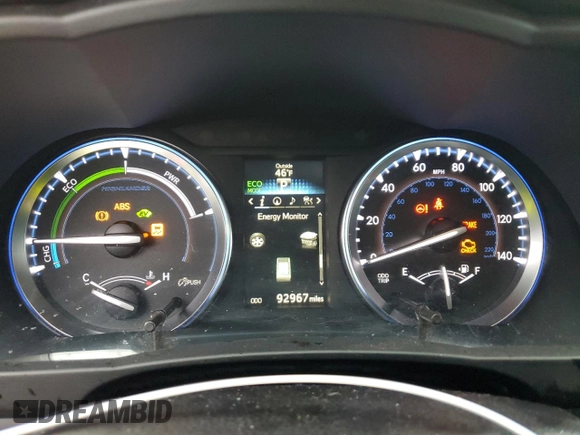2016 Toyota Highlander Hybrid Limited with VIN 5TDDCRFHXGS020659, listed as a Copart auction lot 43476695 with 92,967 mi miles and Salvage Title. Bid and sale history available at carsss.com. Image 9.