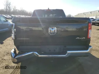 2021 Ram 1500 Big Horn with VIN 1C6RRFBG1MN804298, listed as a Copart auction lot 48227505 with 24,672 mi miles and Salvage Title. Bid and sale history available at carsss.com. Image 6.