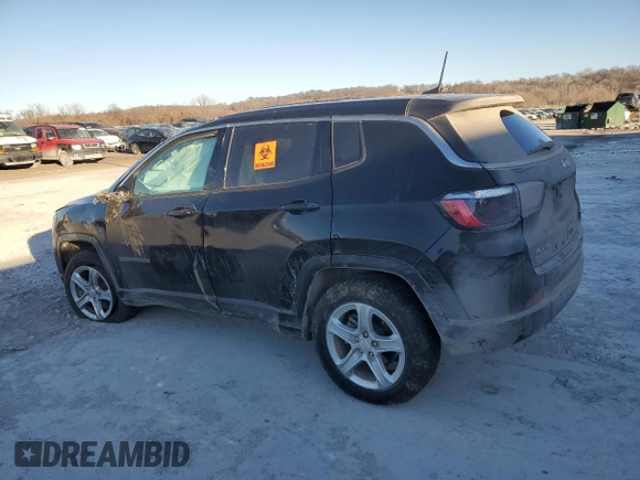 2024 Jeep Compass Sport with VIN 3C4NJDAN4RT100350, listed as a Copart auction lot 46822695 with 40,451 mi miles and Salvage title. Bid and sale history available at DreamBid. Image 2.