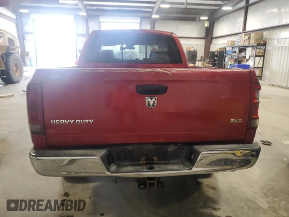2006 Dodge Ram 2500 SLT with VIN 3D7KR28C96G277135, listed as a Copart auction lot 50213325 with 391,558 mi miles and Salvage Title. Bid and sale history available at carsss.com. Image 6.