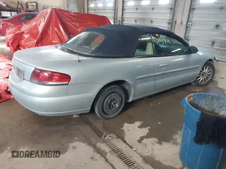 2002 Chrysler Sebring Limited with VIN 1C3EL65R82N172536, listed as a IAAI auction lot 41534399 with 152,135 mi miles and . Bid and sale history available at DreamBid. Image 4.