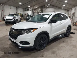 2022 Honda HR-V Sport with VIN 3CZRU6H10NM741811, listed as a IAAI auction lot 41470474 with 27,636 mi miles. Bid and sale history available at carsss.com. Image 17.