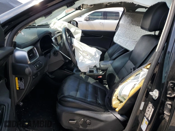 2017 Kia Sorento EX with VIN 5XYPH4A55HG202895, listed as a Copart auction lot 55296035 with 205,437 mi miles and Salvage title. Bid and sale history available at DreamBid. Image 7.