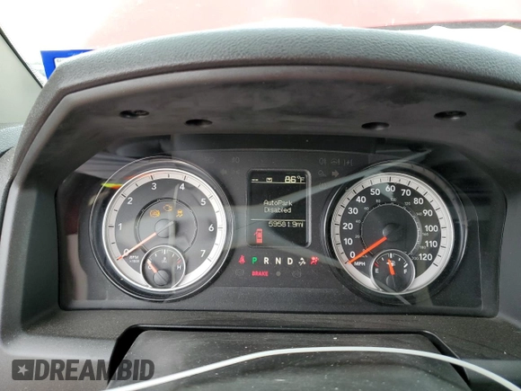 2022 Ram 1500 SLT z VIN 1C6RR6LG3NS198097, wystawiony jako Copart lot #55518005 z przebiegiem 59 581 mil mil oraz Szkoda całkowita • Salvage title. Historia ofert i sprzedaży dostępna na DreamBid. Obrazek 9.