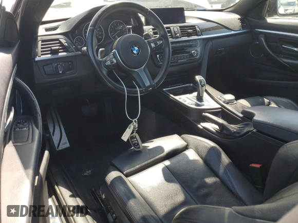 2015 BMW 4 Series 428i xDrive with VIN WBA3N5C59FK197893, listed as a Copart auction lot 60730385 with 91,163 mi miles and Salvage title. Bid and sale history available at DreamBid. Image 8.