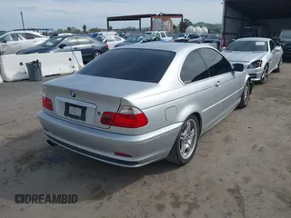 2002 BMW 3 Series 330Ci with VIN WBABN53492JU28231, listed as a IAAI auction lot 41841465 with 107,510 mi miles and . Bid and sale history available at carsss.com. Image 4.