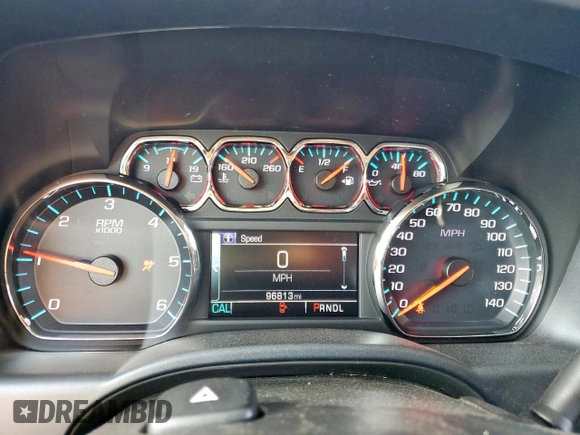 2018 Chevrolet Silverado 1500 LT with VIN 3GCPCREC8JG570001, listed as a Copart auction lot 54190465 with 96,813 mi miles and Salvage Title. Bid and sale history available at DreamBid. Image 9.