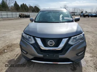 2017 Nissan Rogue SV with VIN KNMAT2MV5HP573539, listed as a Copart auction lot 52445815 with 98,804 mi miles and Salvage Title. Bid and sale history available at carsss.com. Image 5.