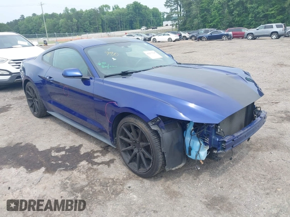 2016 Ford Mustang V6 z VIN 1FA6P8AM5G5271029, wystawiony jako IAAI lot #42277315 z przebiegiem 39 496 mil mil oraz . Historia ofert i sprzedaży dostępna na DreamBid. Obrazek 1.